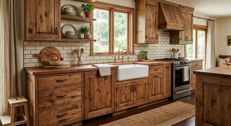 Rustic Cabinets Installation in Dayton, OH