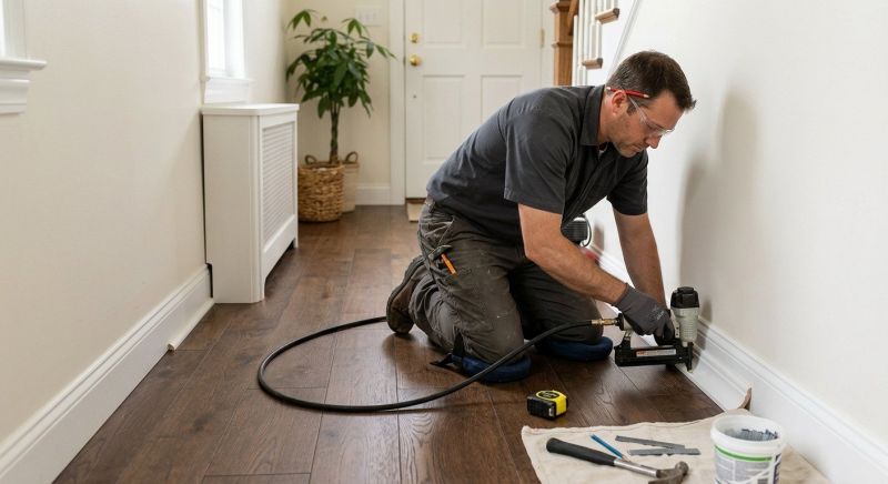 Shoe Molding Installation in Wilmington, NC