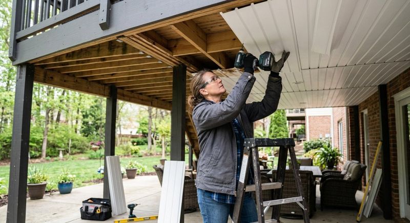 Under Deck Ceiling Repair in Wilmington, NC