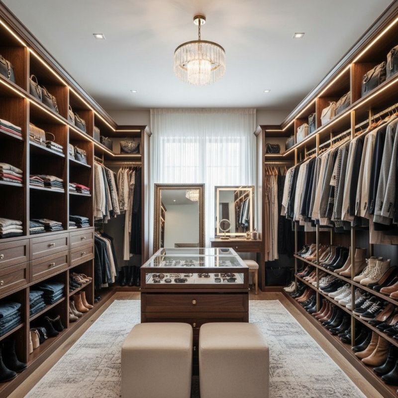Walk In Closet Remodeling in Charlotte, NC