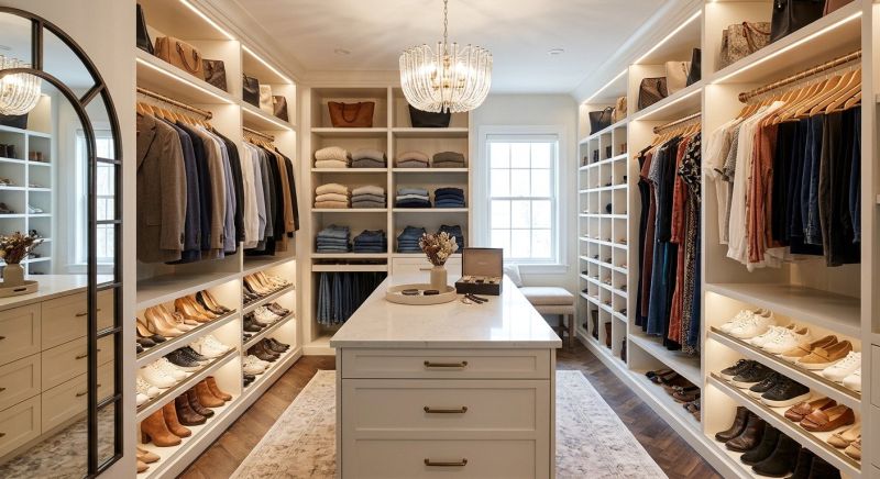 Walk In Closet Remodeling in Charlotte, NC
