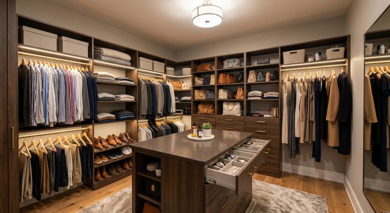 Walk In Closet Remodeling in Charlotte, NC