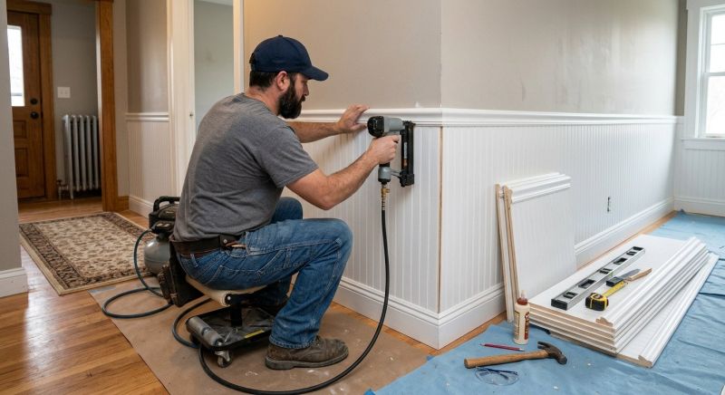 Wall Paneling Installation in Wilmington, NC